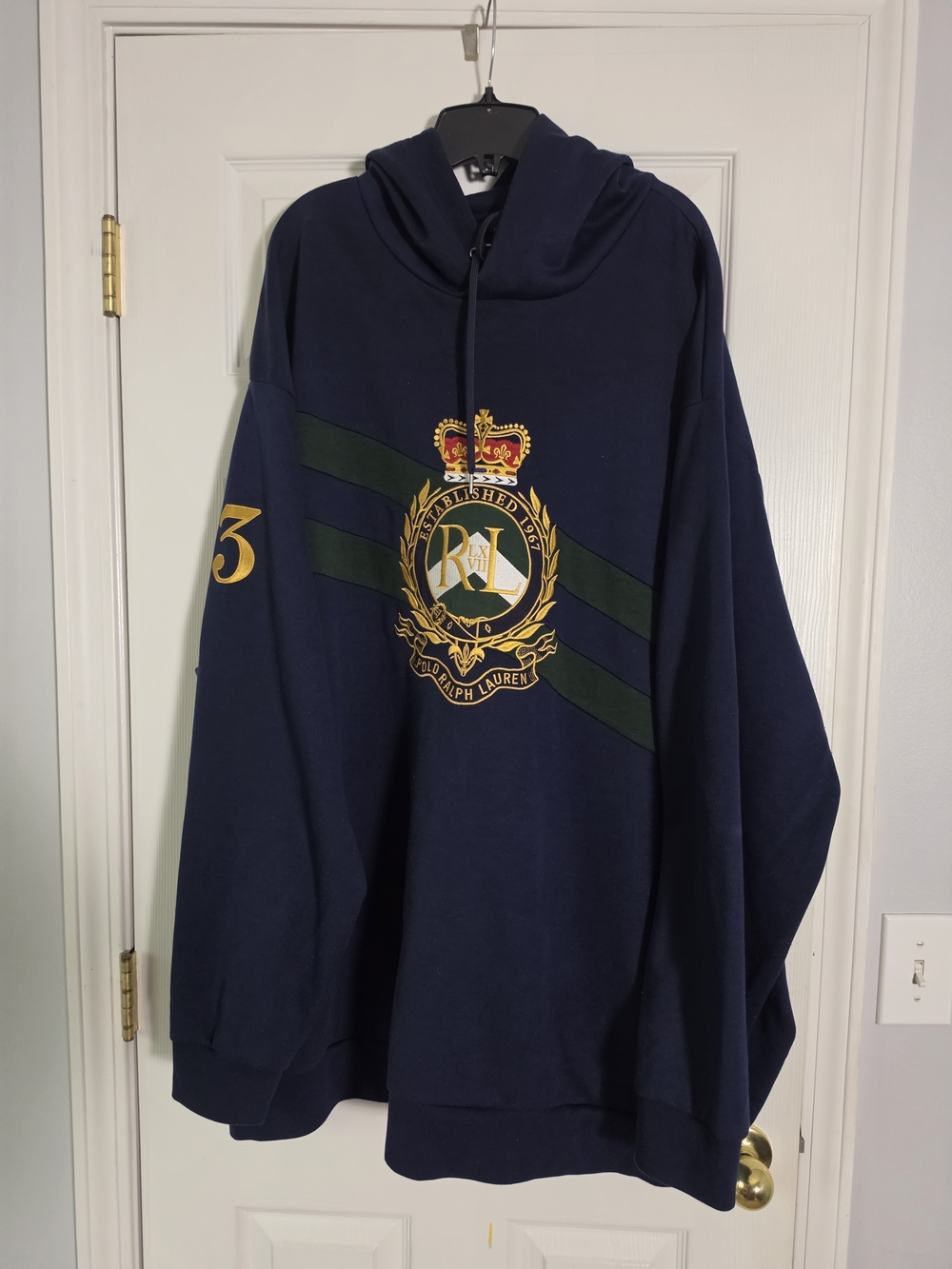 Polo Ralph Lauren Crest Hoodie & Sweatpants Set 4XL Big Tall Navy